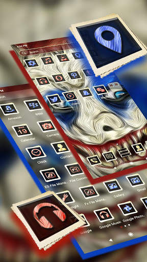 Scary Clown Launcher Theme screenshot 2