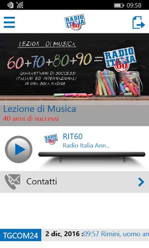 Radio Italia Anni 60 screenshot 1