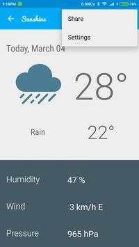 Weather Sunshine screenshot 5