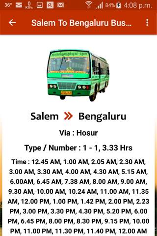 Salem Bus Info screenshot 2