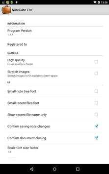 NoteCase Lite screenshot 7