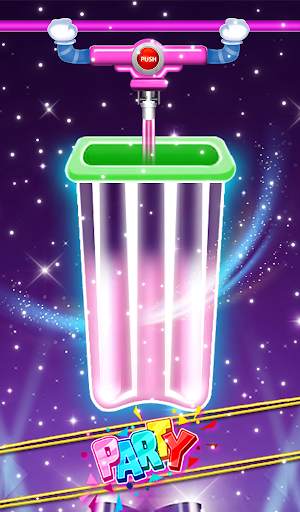 Rainbow Glowing Ice Candy Maker- DIY Cooking Game screenshot 15