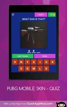 PUBG MOBILE SKIN - QUIZ screenshot 8