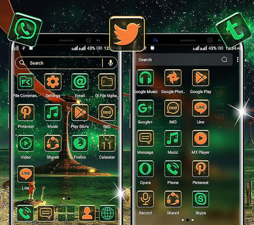 Fantasy Sky Launcher Theme screenshot 3