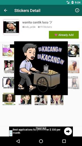Stiker WA Lucu WaStickersApps screenshot 4