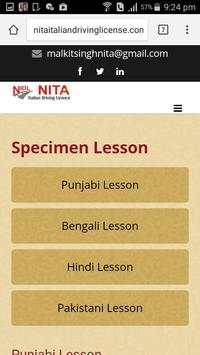 Nita Italian Driving License screenshot 5