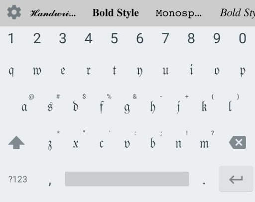Fonts Keyboard - Fancy Text screenshot 12