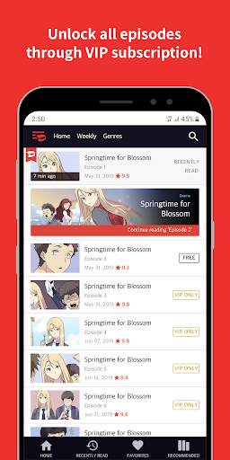 Toomics - Read Premium Comics screenshot 2