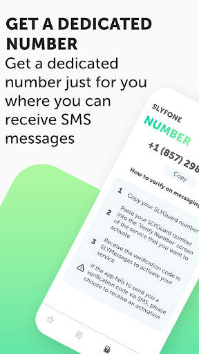Slyfone Instant Mobile Number screenshot 1