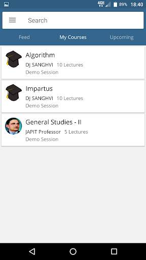 PES University Lecture Capture screenshot 2
