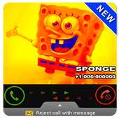 Fake Sponge Bob Video Call icon