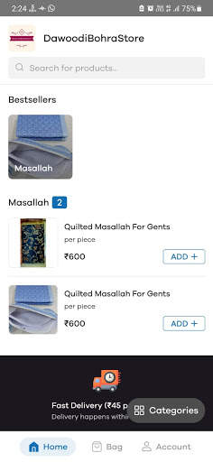 Dawoodi Bohra Store - Shopping App screenshot 2