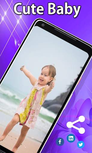 Cute Baby Wallpapers HD скриншот 3