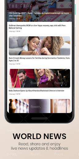 Newsread: Live News Headlines & Short News Summary screenshot 1
