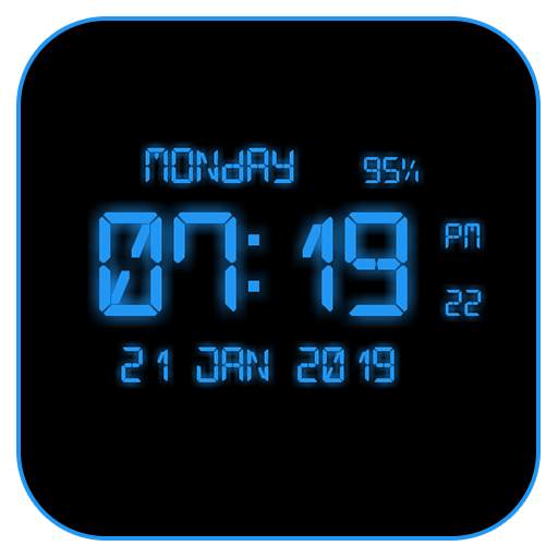 LED Digital Clock Live Wallpaper 1.3