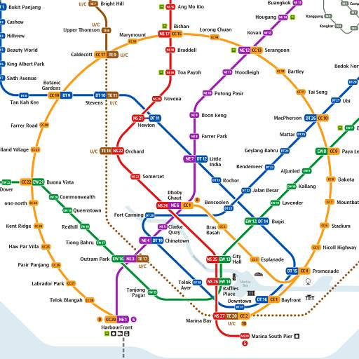 Singapore Train Map (Offline) 1.0.19