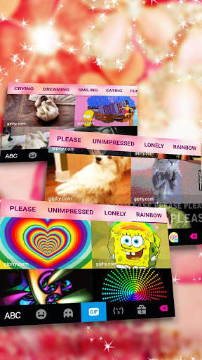 Tema Keyboard Luxury Floral Butterfly screenshot 5