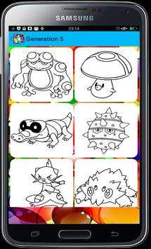 Coloring Book for Pokemon Fans screenshot 8