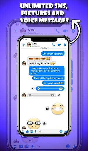 Fake Messenger Chat - Prank screenshot 8