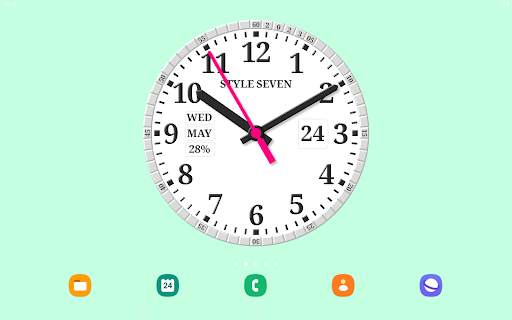 Analog Clock Constructor-7 16 تصوير الشاشة