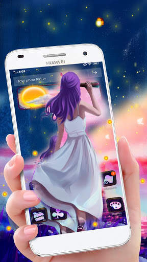 Dream Girl 3D Glass Tech Theme 💃 screenshot 2