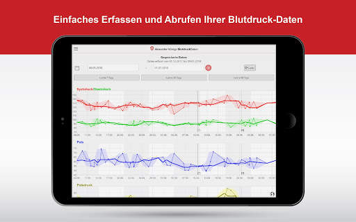 BlutdruckDaten screenshot 1
