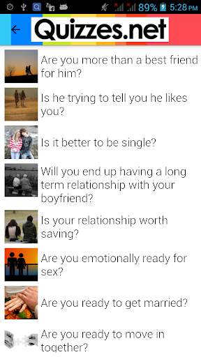 Quizzes - Love & Personality screenshot 2