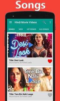 Hindi Hd Video Songs screenshot 1
