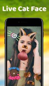 Face live camera-sweet camera,selfie sticker screenshot 2
