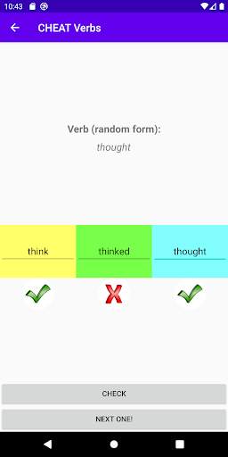 CHEAT Verbs screenshot 3