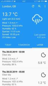 Weather Forecast скриншот 2