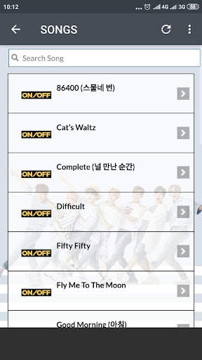 ONF Lyrics (Offline) screenshot 4
