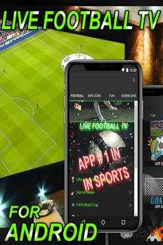 Futbol en Vivo TV para Android Guía de Canales screenshot 1