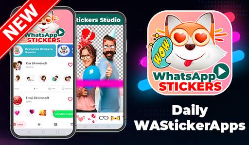 Animated Stickers For WhatsApp - WAStickerApps screenshot 1