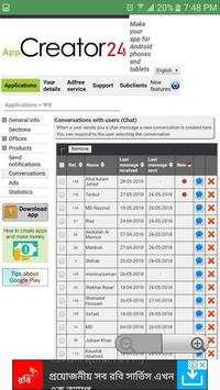 Apps Creator for Android screenshot 4