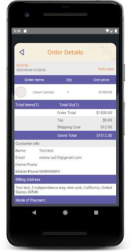 PrestaShop Mobile Dashboard screenshot 4