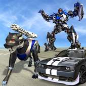 Robot Transformation Panther Car Robot Transform logo