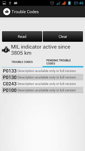 AutoDiagnosis LITE (OBDII ELM) screenshot 2
