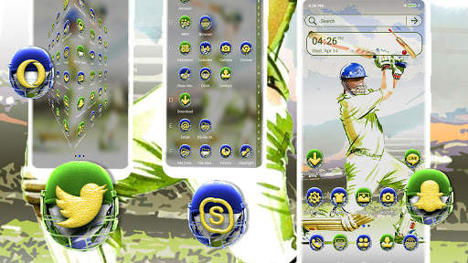 Cricket Batsman Launcher Theme screenshot 2
