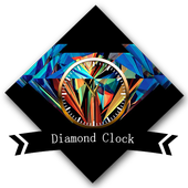 Diamond Clock Live WallPaper icon