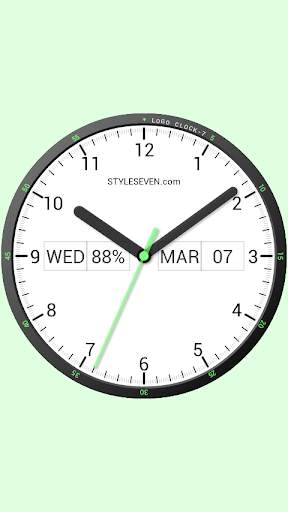 Logo Analog Clock Live Wallpaper-7 screenshot 1