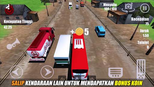 Telolet Bus Driving 3D screenshot 6