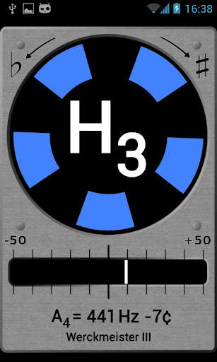 LinoStrobe Pro - Chromatisches Stimmgerät screenshot 1