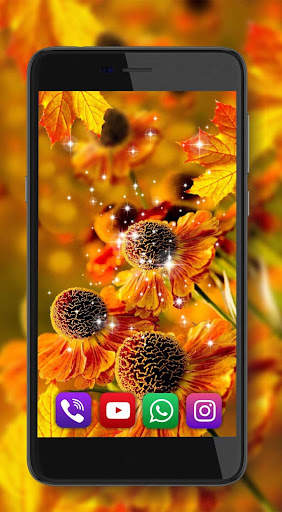 Autumn Flowers Live Wallpaper screenshot 4