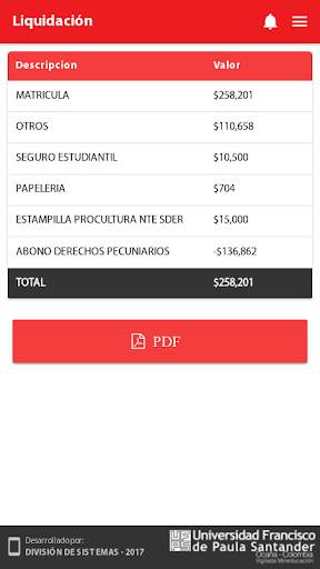 SIA UFPSOcaña screenshot 4
