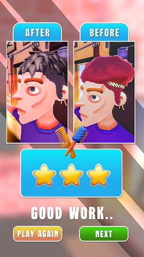Fade King Barber Shop Game screenshot 4