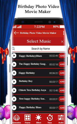 Birthday Photo Video Movie Maker HD with Song screenshot 7