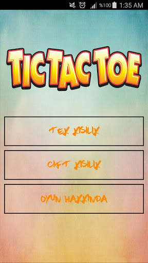 Tic-Tac-Toe (XOX) screenshot 1