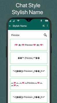 Chat Style For Whatsapp : Stylish Font & Text screenshot 5