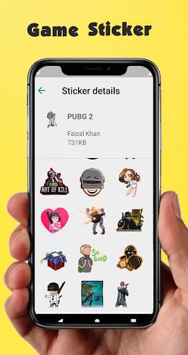 WAStickerApps  pubg Sticker Packs screenshot 2